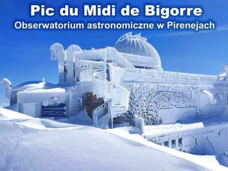 Obserwatorium astronomiczne w Pirenejach Pic du Midi de Bigorr